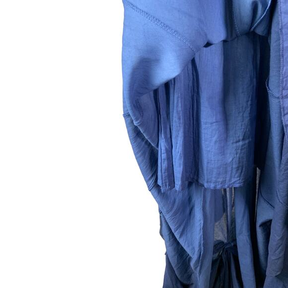 Solitaire Maxi Dress Womens Sz S Blue Ombre Sleeveless Scoop Neck Sundress NWT - Picture 6 of 9